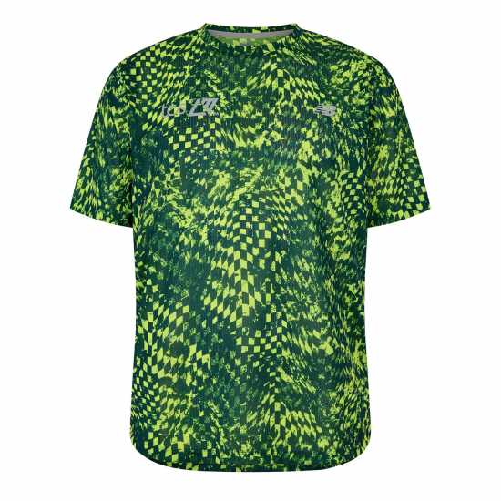 New Balance Nb Le Ath Printed T Sn62 Alk Green New Balance Nb Le Ath Printed T Sn62 Alk Green