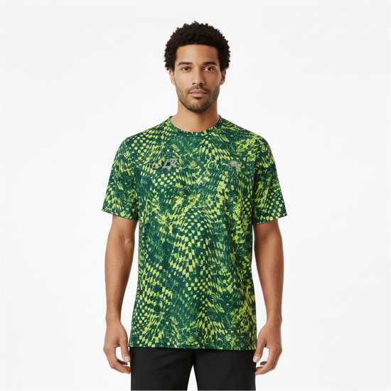 New Balance Nb Le Ath Printed T Sn62 Alk Green New Balance Nb Le Ath Printed T Sn62 Alk Green
