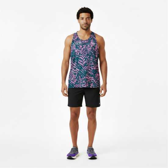 Мъжки Потник За Бягане New Balance Hooded Borough Baffle Quilted Jacket Running Vest Mens  