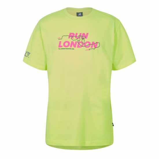 New Balance Men's Short Sleeve Performance Running Top Afterglow 