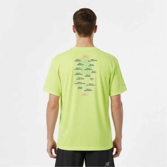 New Balance Men's Short Sleeve Performance Running Top Afterglow 