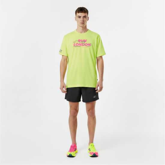 New Balance Men's Short Sleeve Performance Running Top Afterglow 