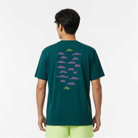 New Balance Men's Short Sleeve Performance Running Top Medusa Green 