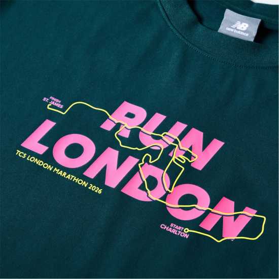 New Balance Men's Short Sleeve Performance Running Top Medusa Green 