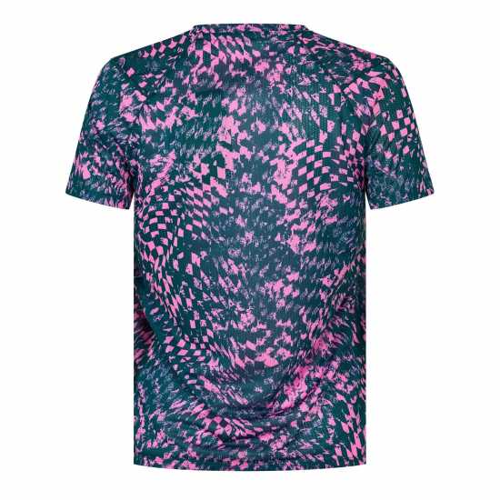 New Balance Nb Le Ath Printed T Ld62 Pink Heat 