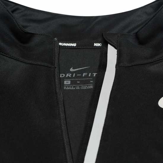 Nike Мъжко Горнище За Бягане Half Zip Core Long Sleeve Running Top Mens Черно Мъжки горнища с цип