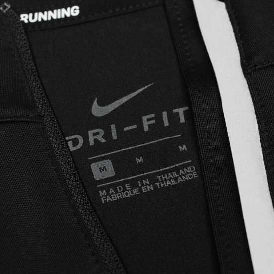 Nike Мъжко Горнище За Бягане Half Zip Core Long Sleeve Running Top Mens Black Мъжко облекло за едри хора