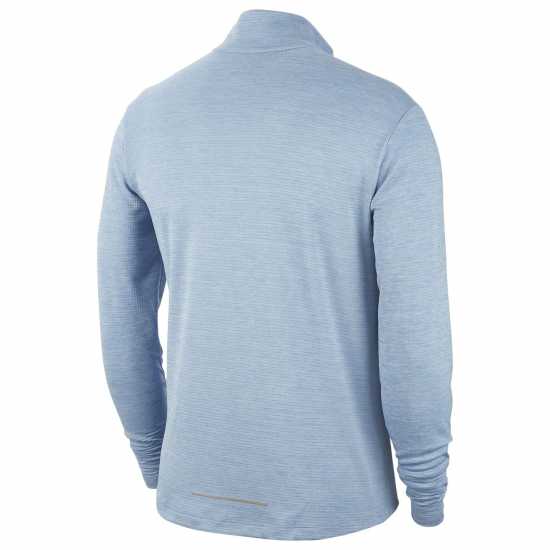 Nike Мъжко Горнище За Бягане Half Zip Core Long Sleeve Running Top Mens Гръмотевично синьо Мъжки горнища с цип