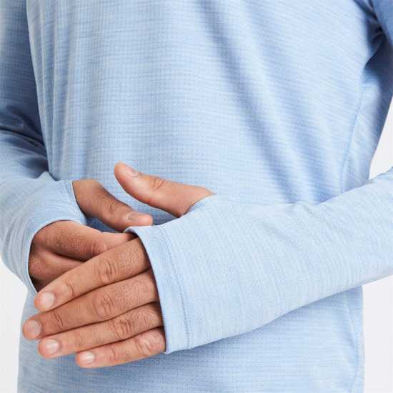 Nike Мъжко Горнище За Бягане Half Zip Core Long Sleeve Running Top Mens Гръмотевично синьо Мъжки горнища с цип