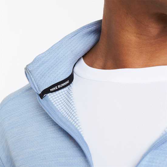Nike Мъжко Горнище За Бягане Half Zip Core Long Sleeve Running Top Mens Гръмотевично синьо Мъжки горнища с цип