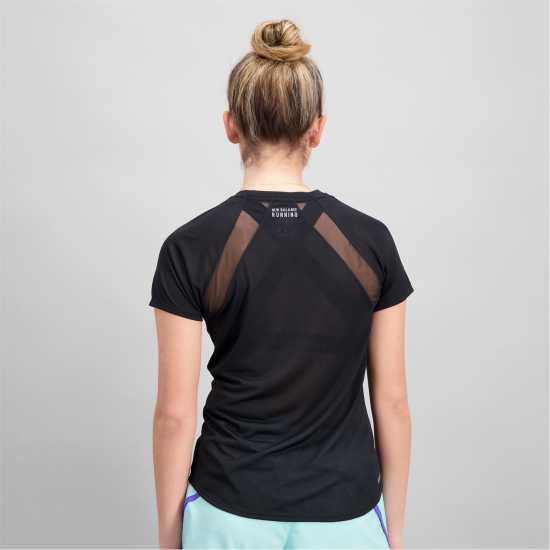 New Balance Impact Short Sleeve Run T-Shirt Womens Black (001) Атлетика