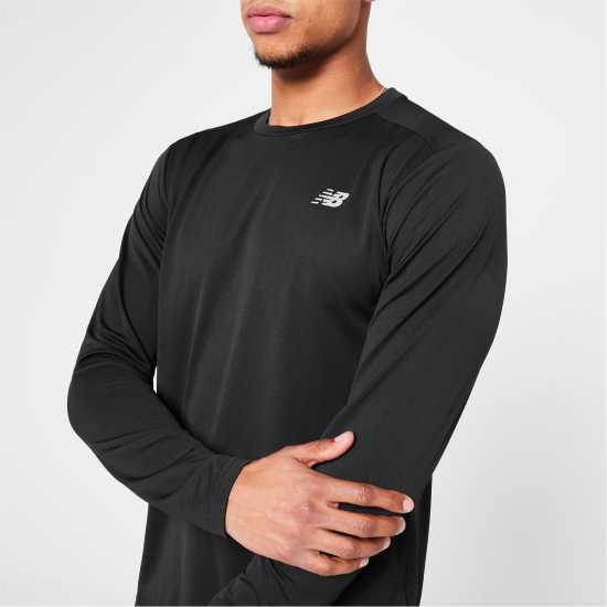 New Balance Тениска Balance Core Run Long Sleeve Mens T Shirt  Мъжки дрехи за бягане