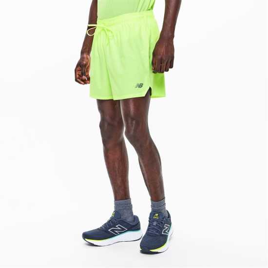 New Balance Nb Rc Athletics 5 Short Green 