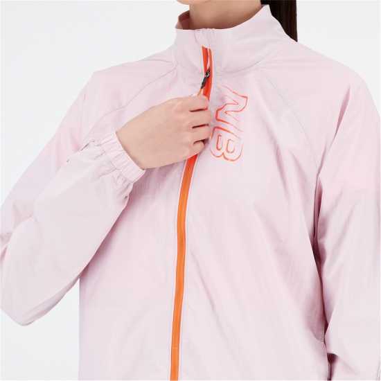 New Balance Impact Packable Women's Running Jacket Pink Дамски грейки