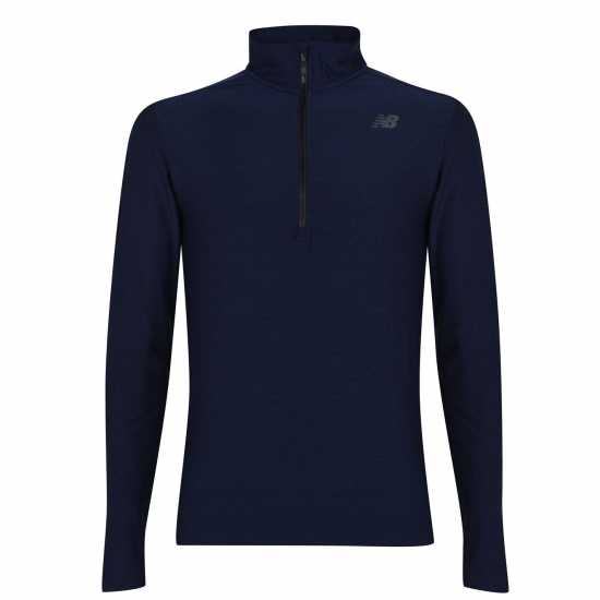 Мъжки горнища с цип Мъжко Горнище За Бягане New Balance Quarter Zip Running Top Mens Морска синьо Мъжко Горнище За Бягане New Balance Quarter Zip Running Top Mens Морска синьо Мъжки горнища с цип