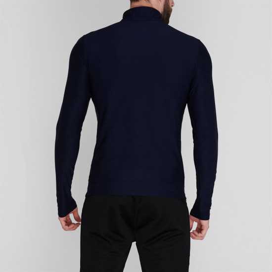New Balance Мъжко Горнище С Цип Zip Top Mens Navy Мъжки ризи