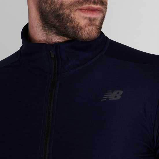 Мъжки горнища с цип Мъжко Горнище За Бягане New Balance Quarter Zip Running Top Mens Морска синьо Мъжко Горнище За Бягане New Balance Quarter Zip Running Top Mens Морска синьо Мъжки горнища с цип