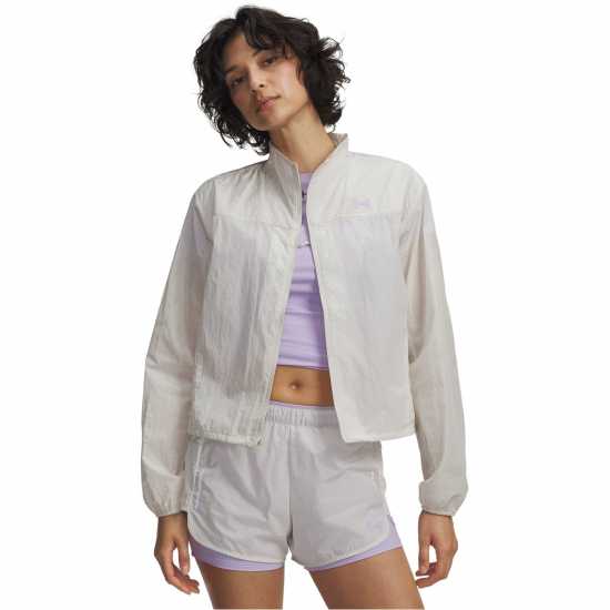 Under Armour Ua Trail Run Jkt Ld63 White/Purple 
