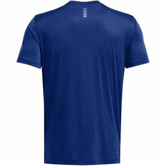 Under Armour Мъжка Риза Short Sleeve T-Shirt Mens Техническо синьо Мъжки дрехи за бягане
