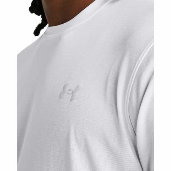 Мъжки дрехи за бягане Under Armour Short Sleeve T-Shirt White Under Armour Short Sleeve T-Shirt White Мъжки дрехи за бягане