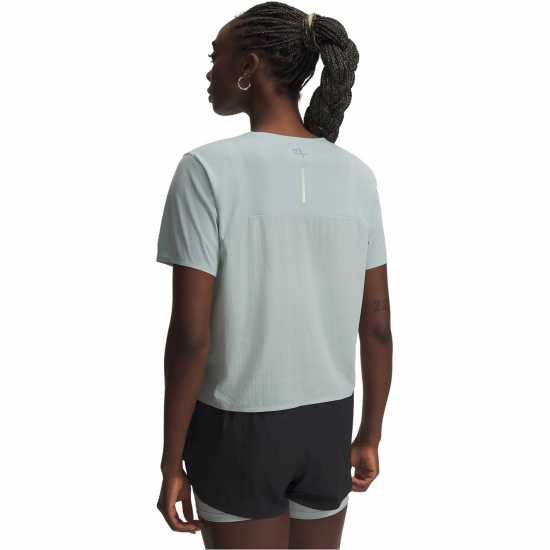 Under Armour Ua Trail Run Ulw Ss Ld63 Blue/Green 