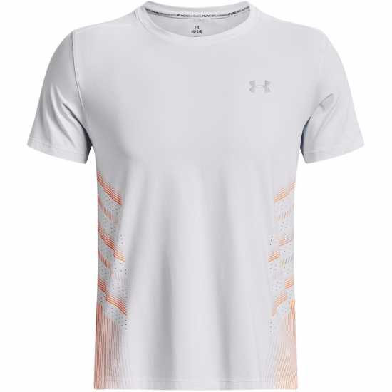 Мъжки дрехи за бягане Under Armour Launch Elite Graphic T-Shirt. Mens White Under Armour Launch Elite Graphic T-Shirt. Mens White Мъжки дрехи за бягане