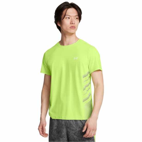Under Armour Launch Elite Graphic T-Shirt. Mens Морф Зелено Мъжки дрехи за бягане