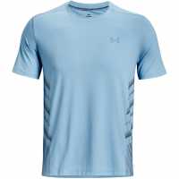 Under Armour Iso-Chill Laser Heat Ss Blue Мъжки дрехи за бягане