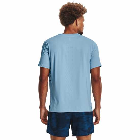 Мъжки дрехи за бягане Under Armour Iso-Chill Laser Heat Ss Blue Under Armour Iso-Chill Laser Heat Ss Blue Мъжки дрехи за бягане