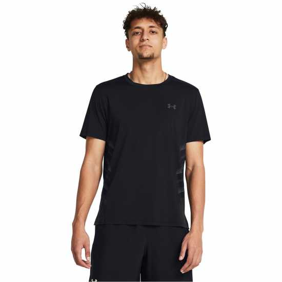 Under Armour Launch Elite Graphic T-Shirt. Mens Черно Мъжки дрехи за бягане