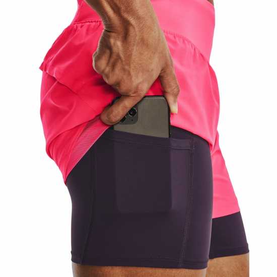Under Armour Armour Ua Run Elite 2In1 Short Running Womens  Дамски клинове за фитнес