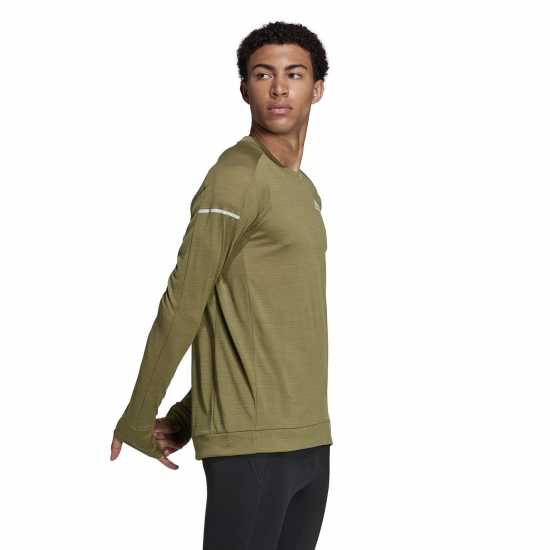 Adidas Мъжка Блуза Cooler Long Sleeve T Shirt Mens  Мъжки дрехи за бягане