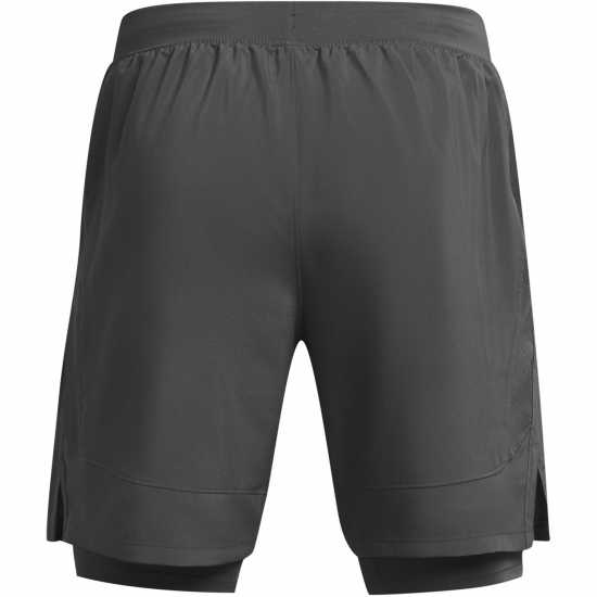 Under Armour Men's Ua Launch Run 2-In-1 Shorts C Rock/Reflect 