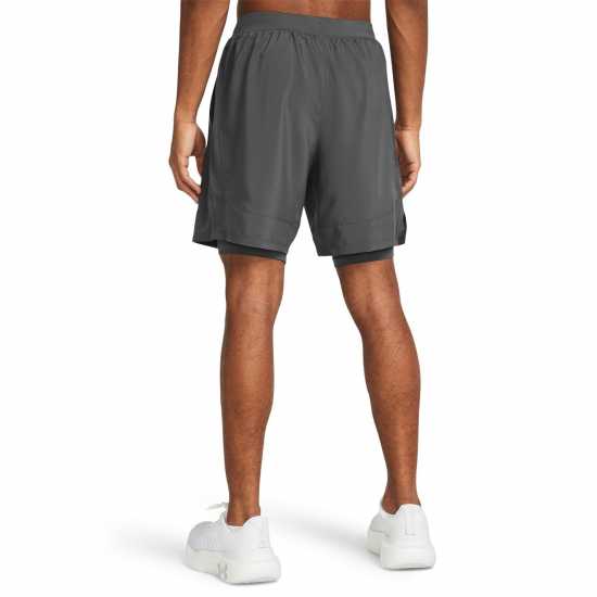 Under Armour Men's Ua Launch Run 2-In-1 Shorts C Rock/Reflect 