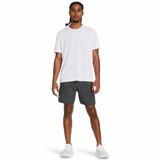 Under Armour Men's Ua Launch Run 2-In-1 Shorts C Rock/Reflect 