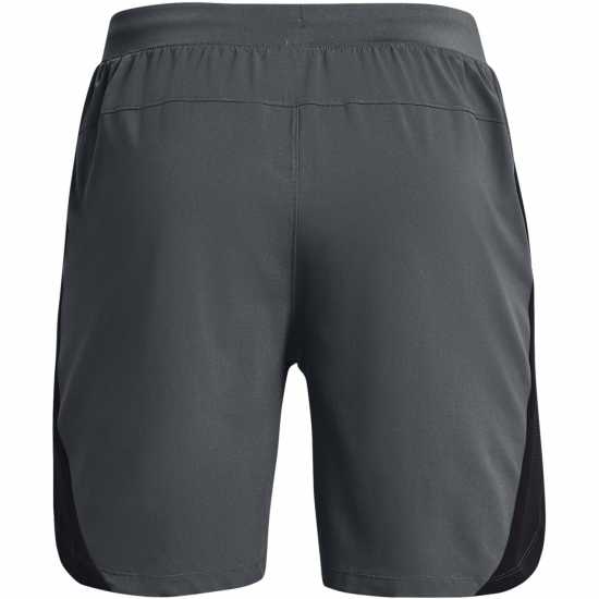 Мъжки дрехи за бягане Under Armour Armour Launch 2-In-1 7 Shorts Черно сиво Under Armour Armour Launch 2-In-1 7 Shorts Черно сиво Мъжки дрехи за бягане