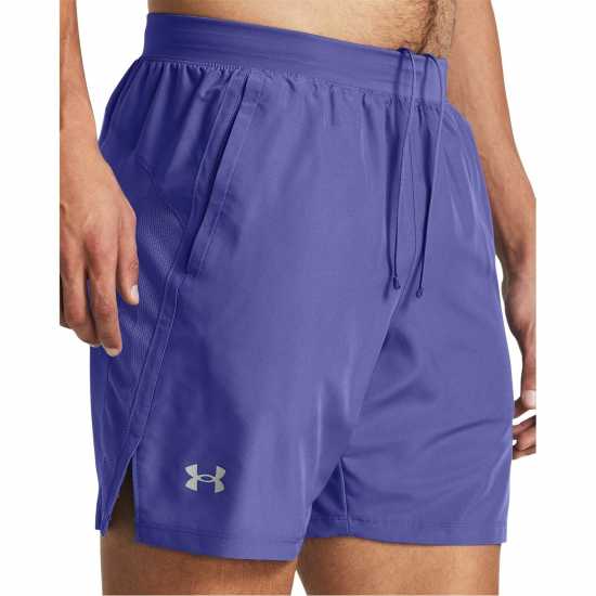 Under Armour Armour Launch 2-In-1 7 Shorts Лилаво Мъжки дрехи за бягане
