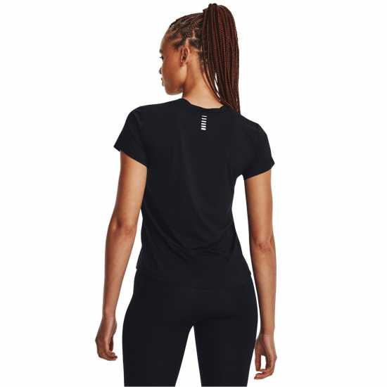 Under Armour Iso-Chill Laser Tee Womens Black/Reflect Атлетика