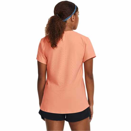 Under Armour Iso-Chill Laser Tee Womens Bubble Peach Атлетика
