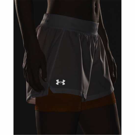 Under Armour Дамски Шорти Isochill 2In1 Shorts Womens  - Дамски клинове за фитнес