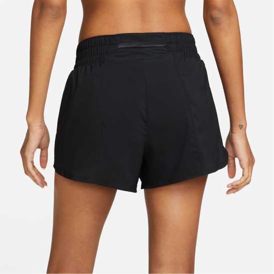 Nike Swoosh Women's Shorts Black Дамски клинове за фитнес