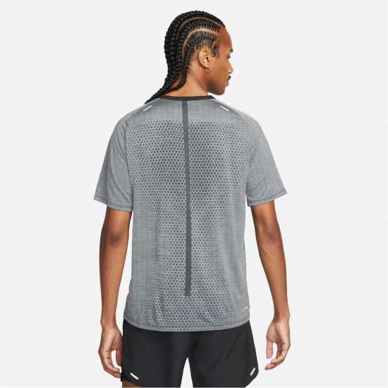 Nike Мъжка Тениска За Бягане Dri-Fit Techknit Short Sleeve Running T Shirt Mens