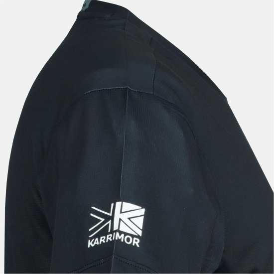Karrimor Mens Trail Short-Sleeve Performance Running Top Black 