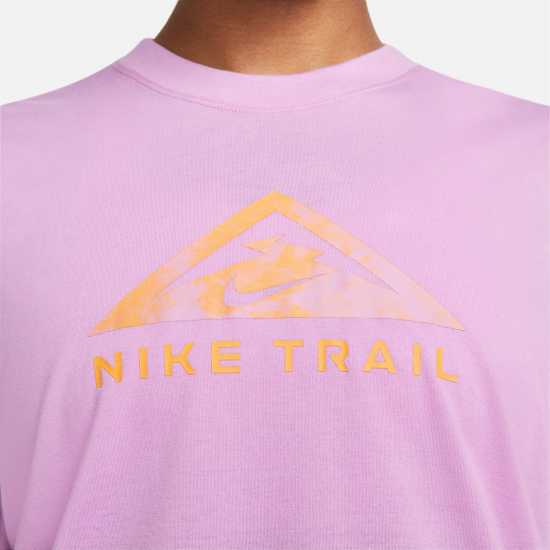 Nike Dri-FIT Trail Women's Short Sleeve Tee Fuchsia/Sundial Атлетика