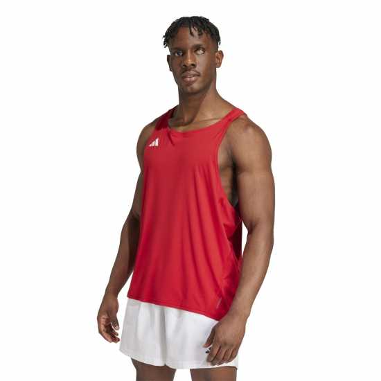 Adidas Мъжки Потник Adizero Essentials Running Tank Top Mens Adidas Мъжки Потник Adizero Essentials Running Tank Top Mens
