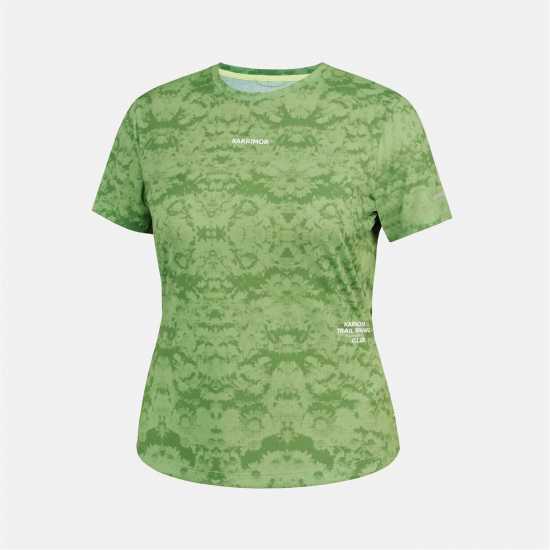 Karrimor Ladies Trail Short-Sleeve Performance Running Top Eden Green Дрехи за бягане