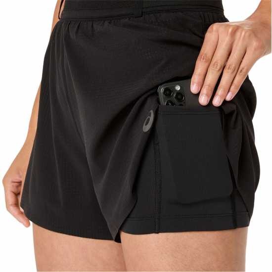 Asics Metarun Split Shorts Running Short Womens  