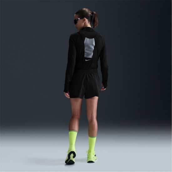 Nike Dri-FIT Swift Women's Mid-Rise 3 2-in-1 Shorts Черно 