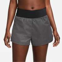 Nike Dri-FIT Run Division Women's Mid-Rise 3 Shorts Black/Black Дамски клинове за фитнес