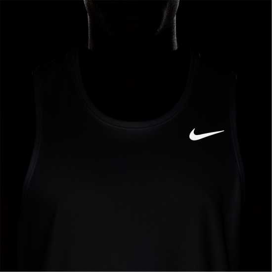 Nike Dri-FIT Miler Men's Running Tank Бяло/сребро Nike Dri-FIT Miler Men's Running Tank Бяло/сребро